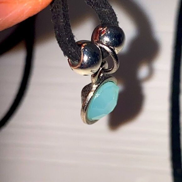 Boho Adjustable Rope Necklace Choker Hat Charm Tie - Picture 8 of 9